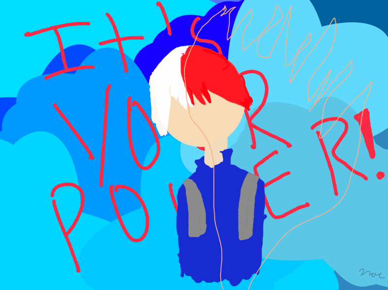 Todoroki starts to use fire 1n5o6e99 Illustrations ART street