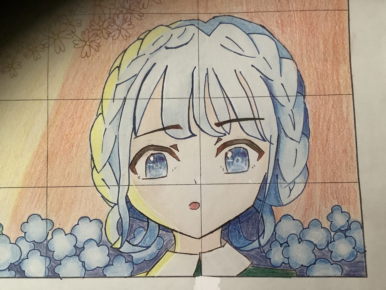 夕日に当たる女の子 Suzu Illustrations Art Street