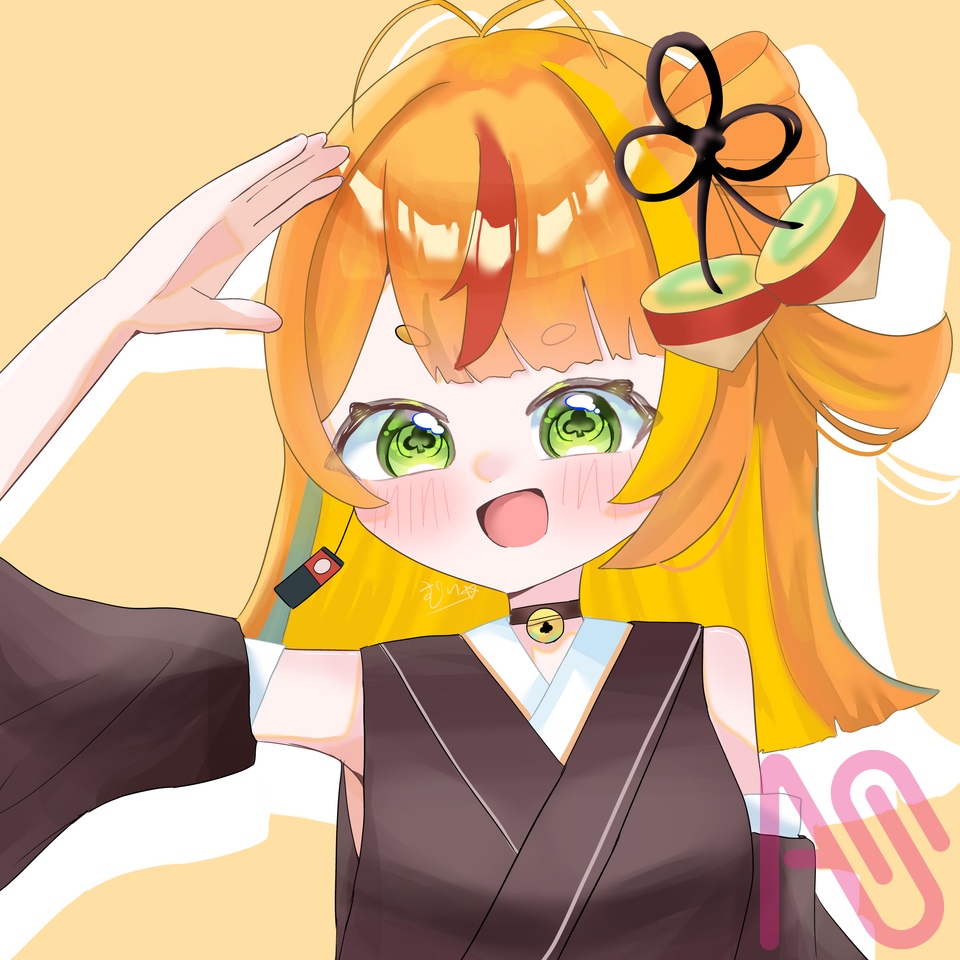 かしこま！ Illust of むいむぎᐡ.  ̫ .ᐡ girl kawaii virtual_YouTuber ミリプロ こまのえま