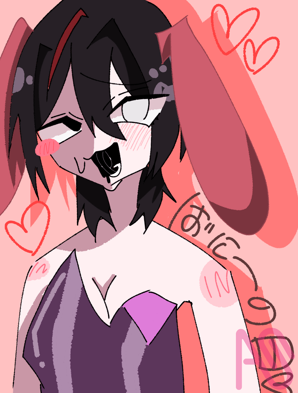 🐰の日 Illust of ꒰ა天青ネコp💤 rabbit oc bunny bunnygirl バニーの日 天青作品