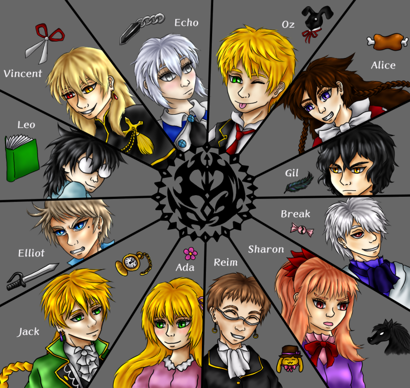 Pandora Hearts Collage 2021 vs 2017 Foxx - Illustrations ART street