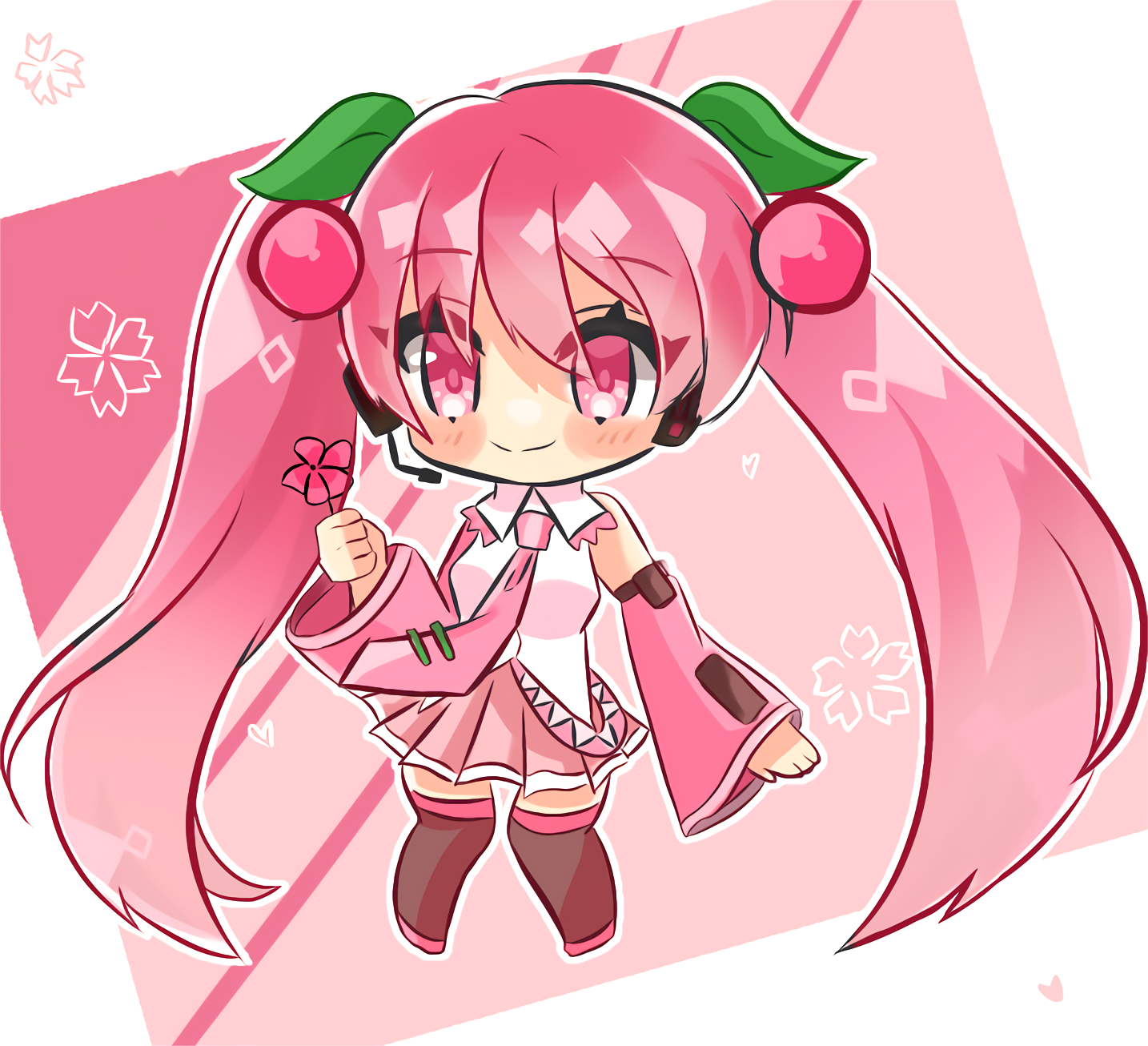 桜ミク アイス イラスト Art Street アートストリート 桜ミク アイス イラスト Art Street アートストリート