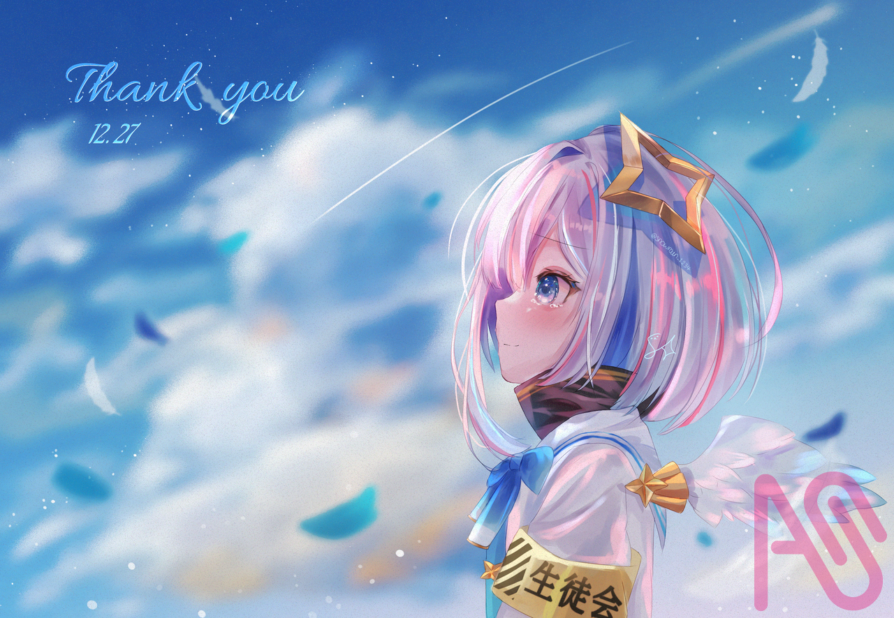 💙 Illust of 結桜りそう🎀 girl 天音かなた かなたーと