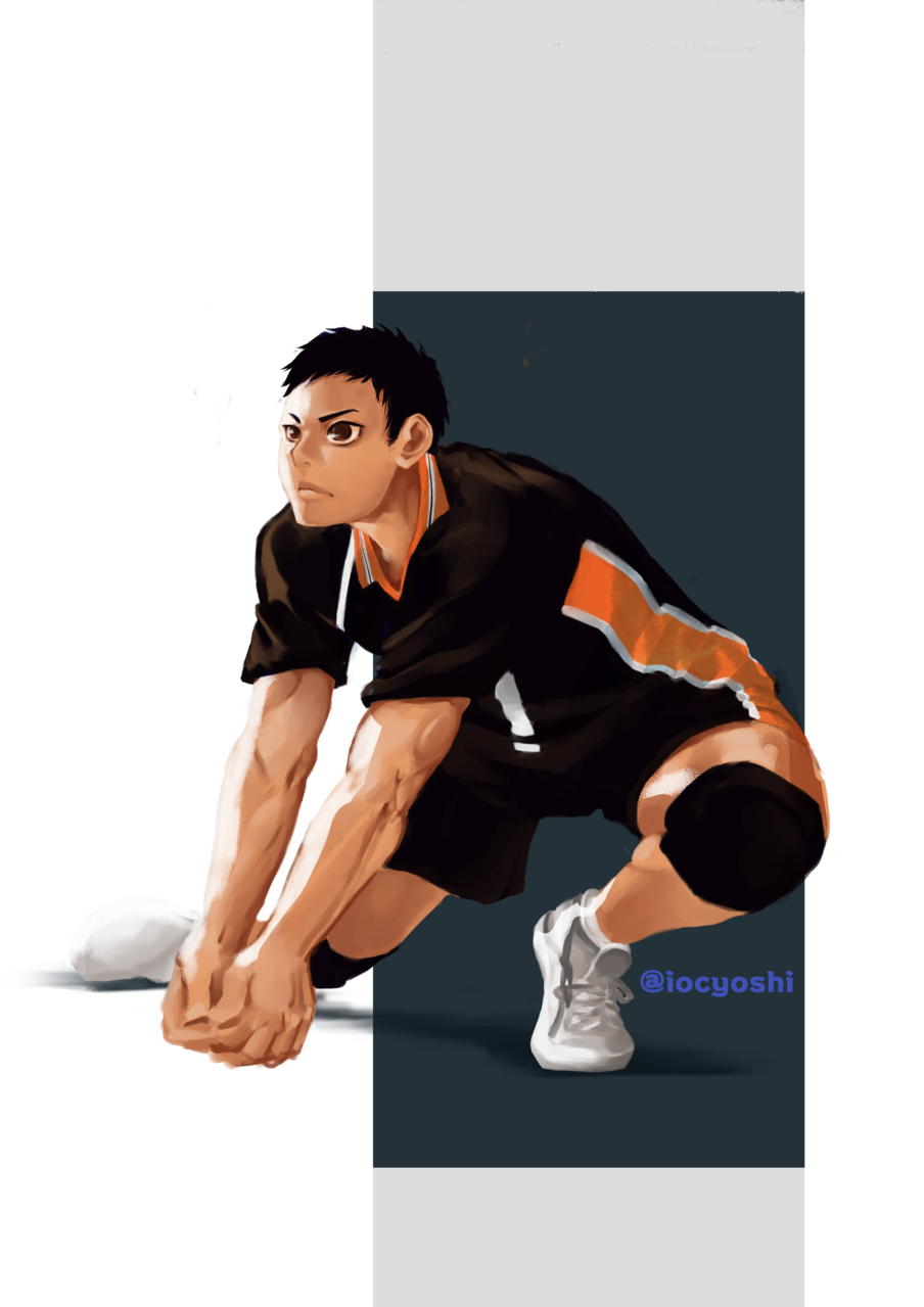 Sawamura iocyoshiのイラスト medibangpaint ハイキュー!! shounen Volleyball Sawamura sportsmanga