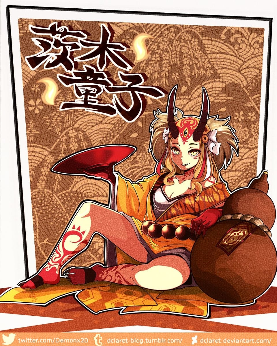 Ibaraki Doji Dclaret Illustrations Art Street