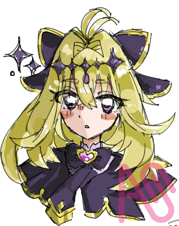 絵チャ産 Illust of 🍫ちょこみんと🎀 girl PrettyCure kawaii 絵チャ ちょこみんとであーと🍫 キュアアルカナ・シャドウ