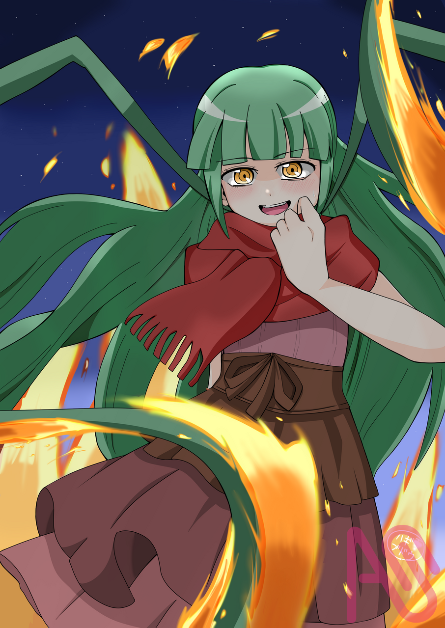 一応わんくしてます…！タイトル【復讐心】 Illust of ハギブドウ girl fanart anime AssassinationClassroom