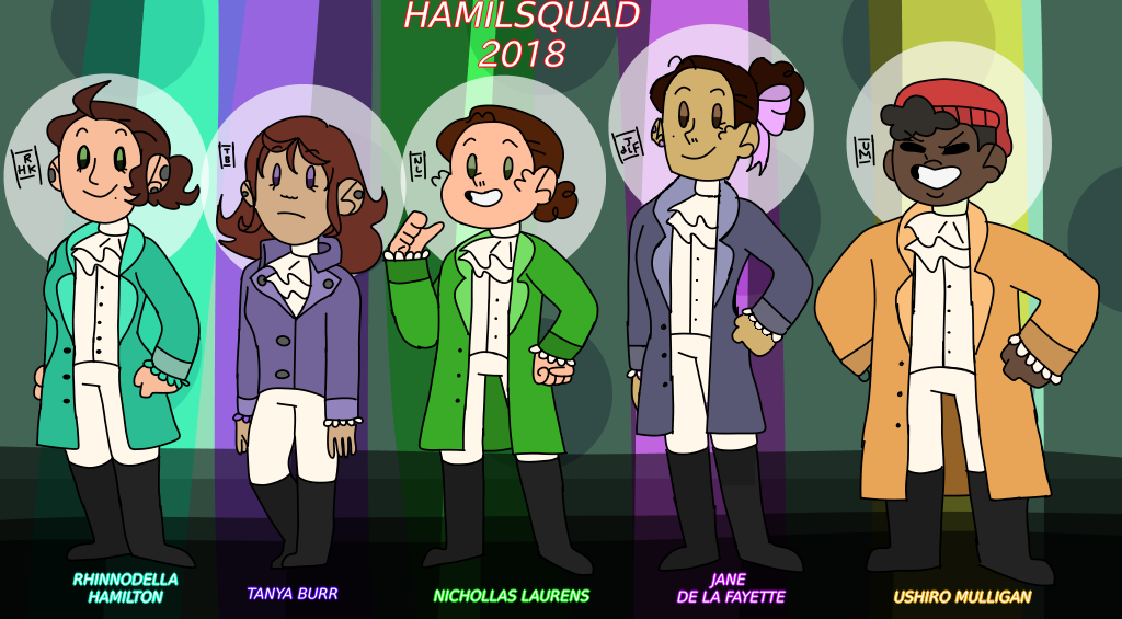 CONOZCAN AL HAMILSQUAD 2018 🏯Rhinnodella🏯 Illustrations ART street