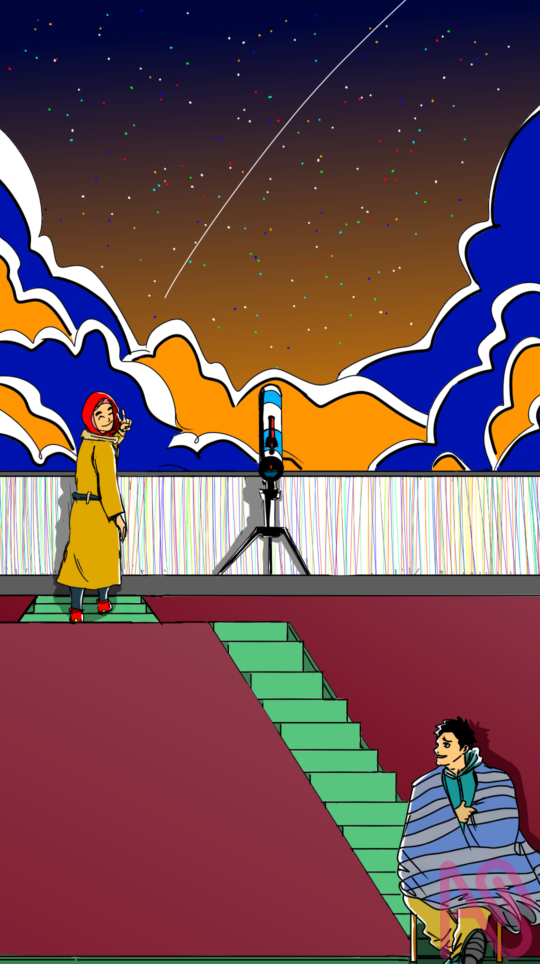 Morning Star and Smile rafi - Illustrations ART street