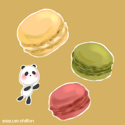 マカロン シフォン イラスト Art Street アートストリート