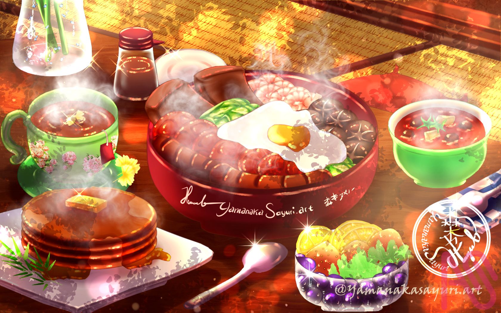 Enjoy your meal! Yamanaka Sayuri Illustrations ART street