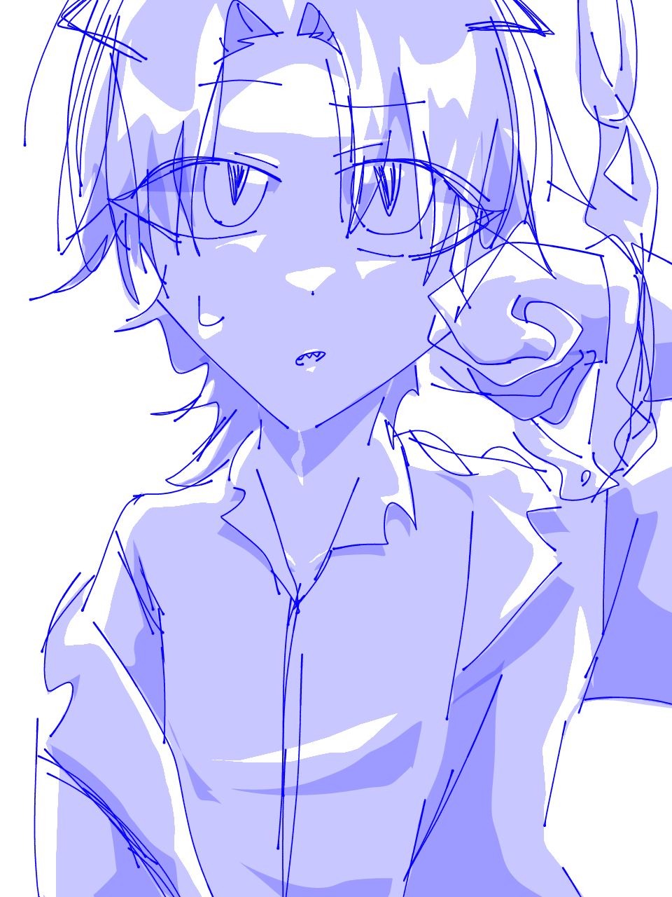オリキャラ　若かりし父ちゃん ヨヒメ의 일러스트 medibangpaint 자캐