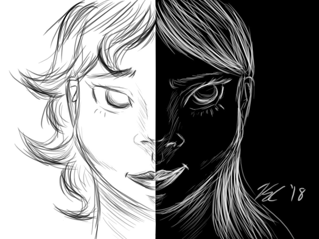 Two Sides of the Same Coin kaiko13 - Illustrations ART street