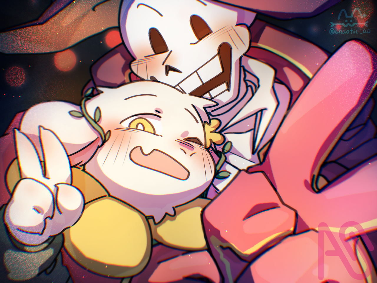 🎃ℍ𝔸ℙℙ𝕐 ℍ𝔸𝕃𝕃𝕆𝕎𝔼𝔼ℕ 🎃 part.2 Illust of 嗷嗷嗚 painting Halloween undertale 電繪 Helloween
