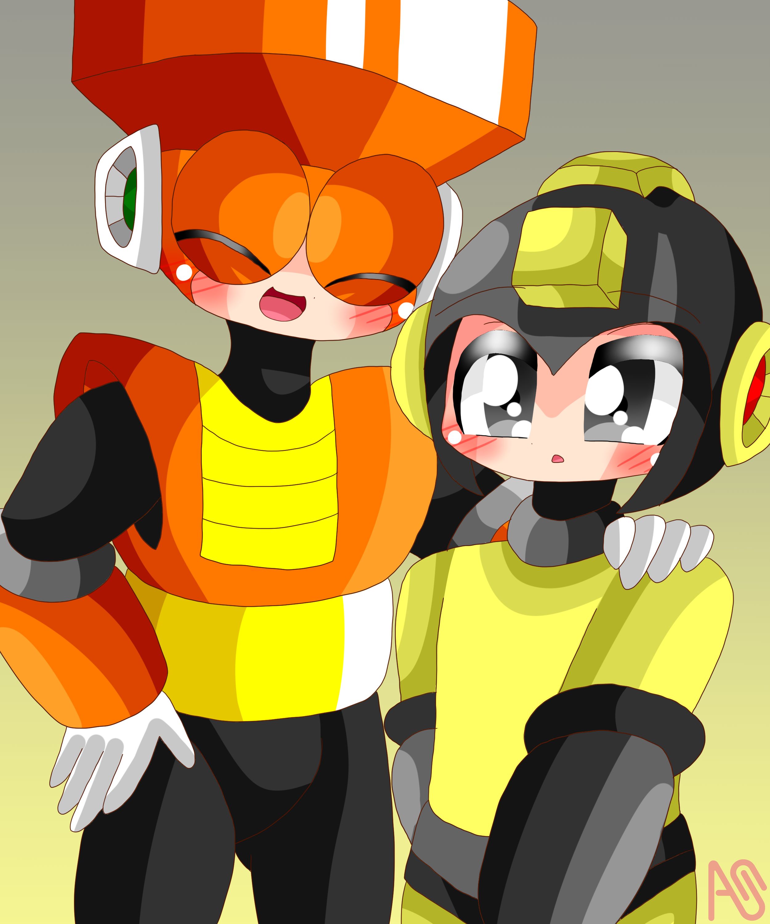 ルミナスタ　ロックマン　タップスピンカラー　リペイント タップマンとタップスピン装備ロックマンと そめり