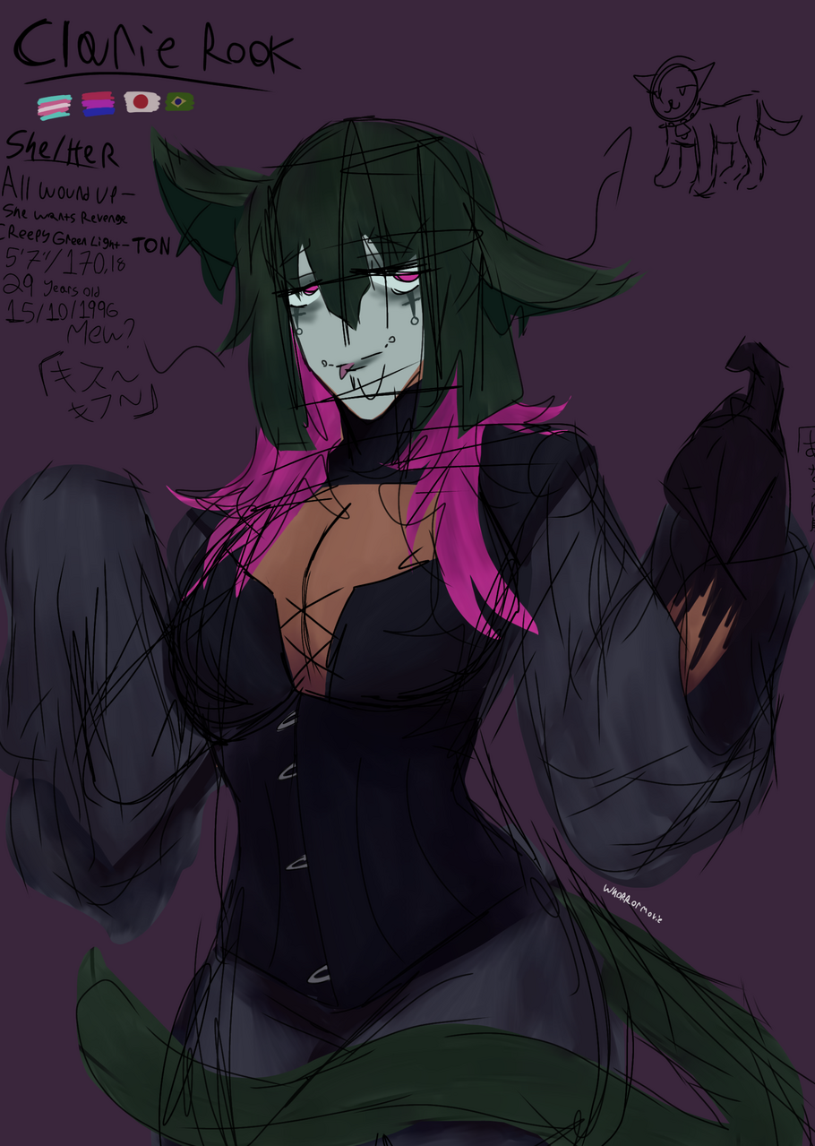 CLARIE ROOK and chomper Illust of WHORROR (Hole Version) fanart anime medibangpaint digital oc medibang animegirl Gay animestyle ibispaint