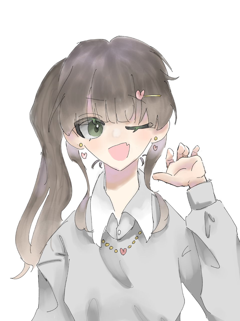 ほたちゃん！ Illust of 青藍　涼 girl illustration cute ギャル味、強