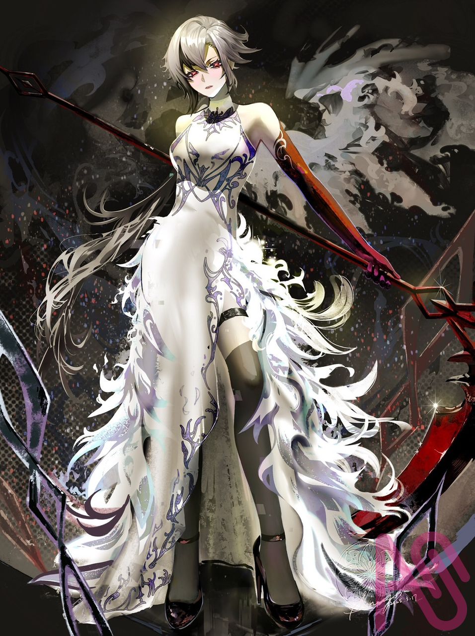 阿蕾奇諾 Illust of 岸緹Anti 電繪 GenshinImpact
