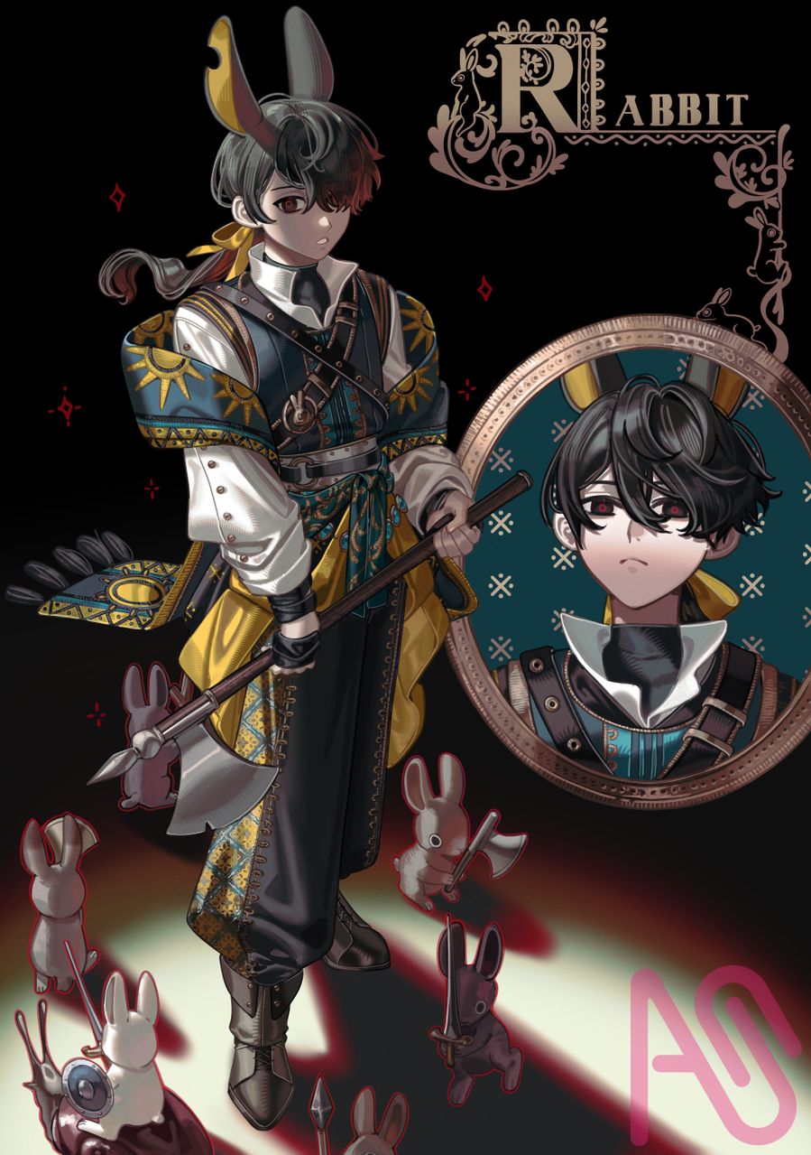 killer rabbit🐰🗡 Illust of 微米 illustration oc