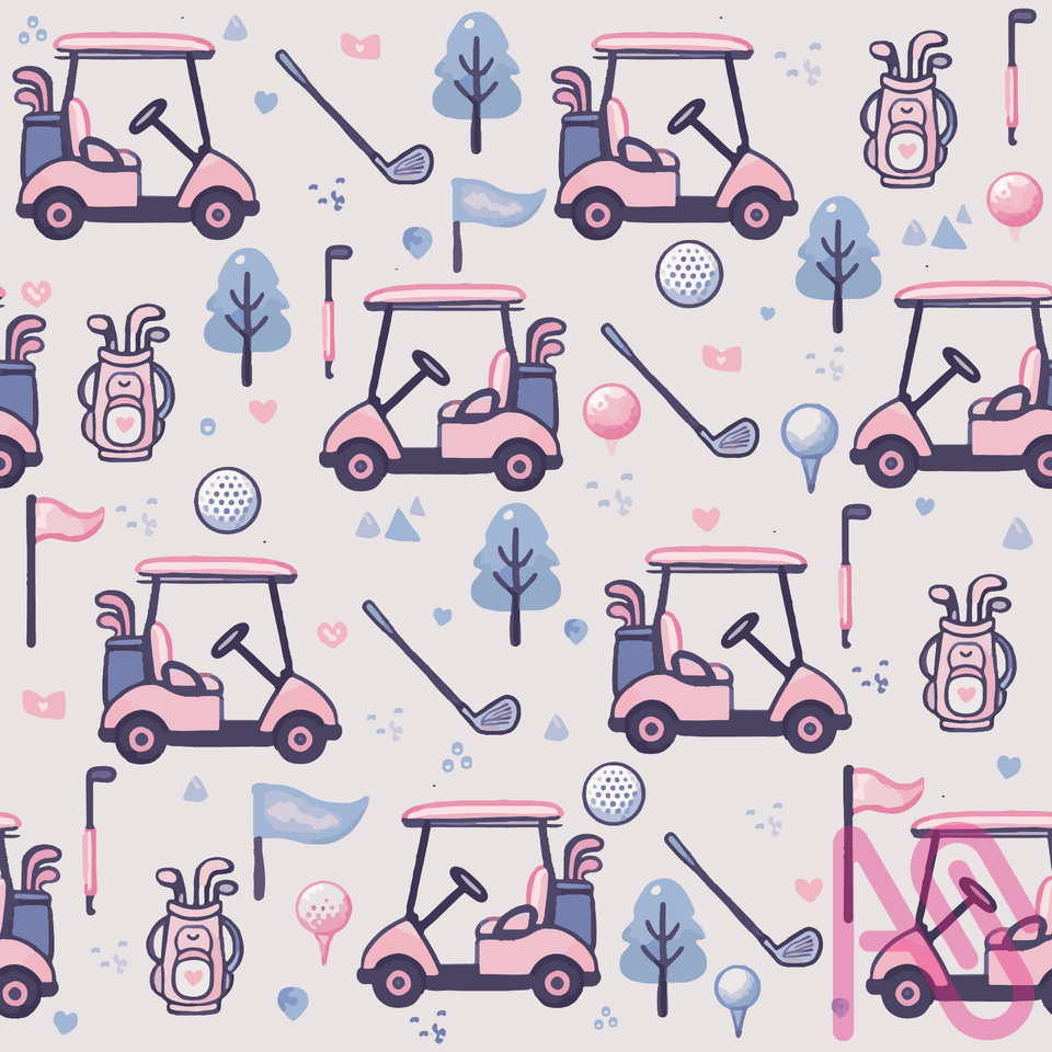 Golf Pattern⛳👕 Illust of NUX VAULT summer design Collection Pattern