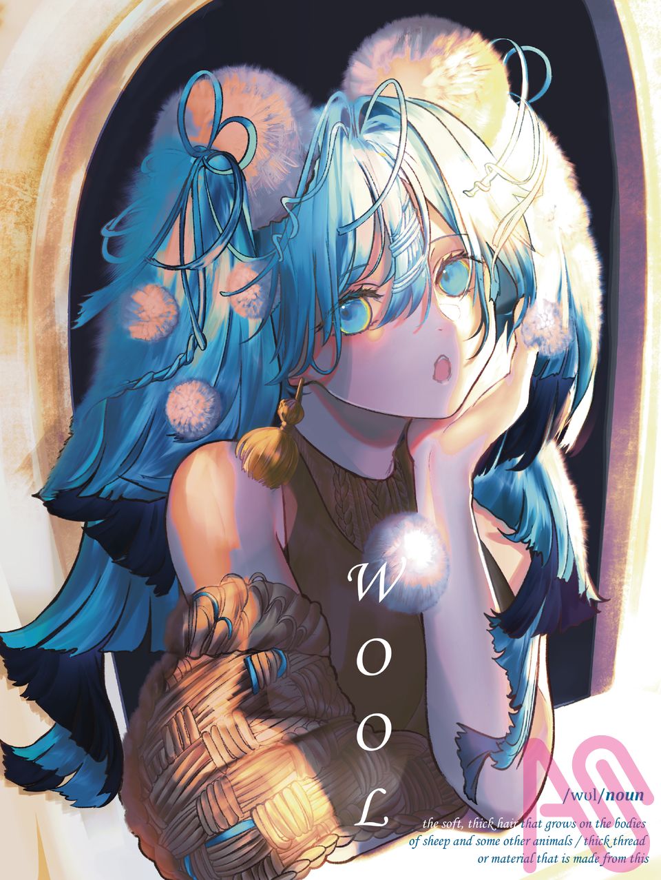 W for wooろ Illust of 靛雪律 girl hatsunemiku VOCALOID illustration anime cute illustrations miku