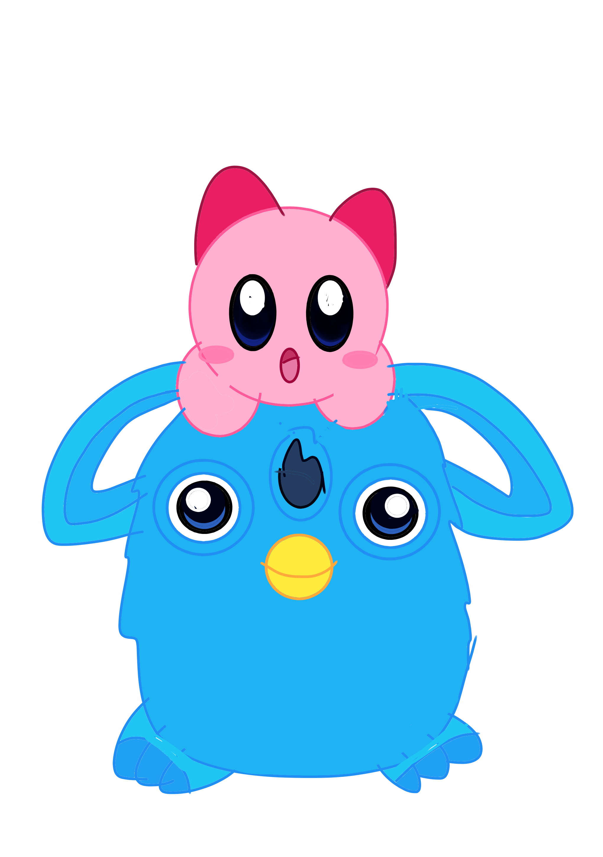 Dreamy And Star Kirby Pikachu 871 イラスト Art Street アートストリート