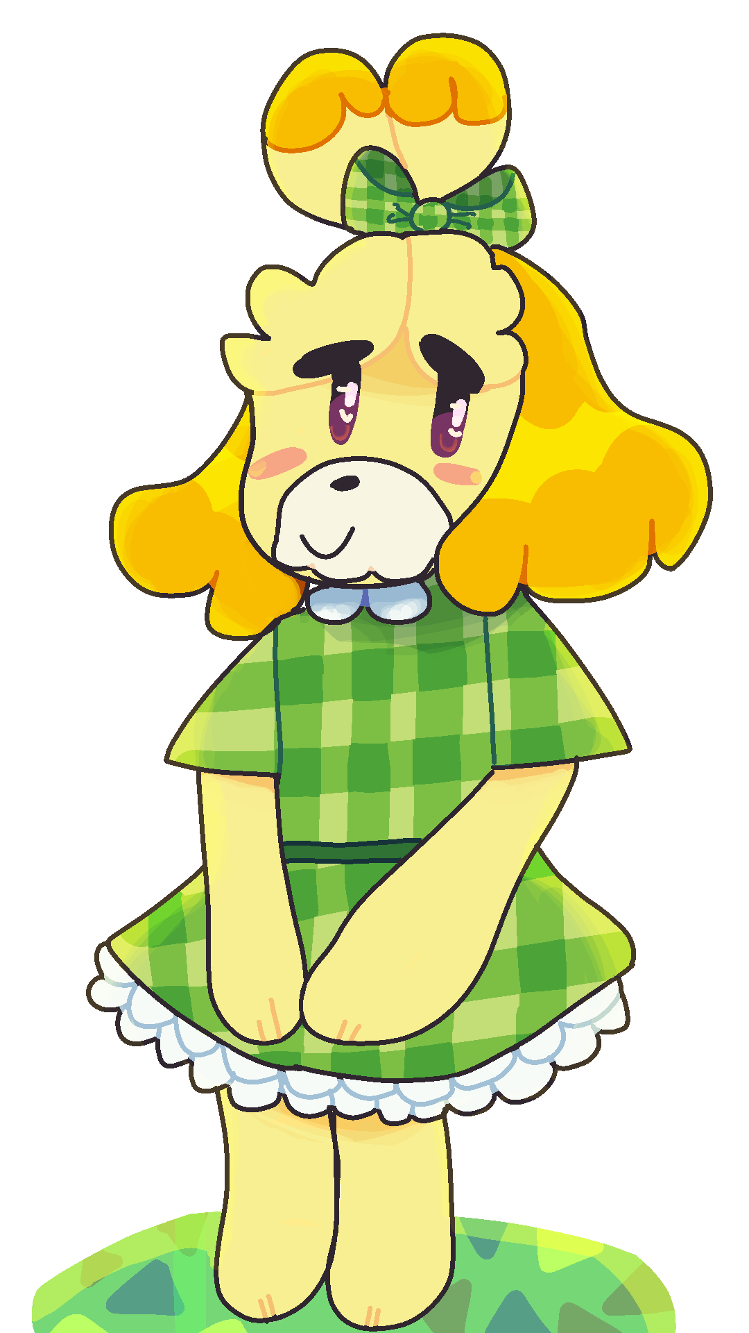 isabelle animal crossing green dress Animal Crossing: New Horizons – Isabelle (Exclusive Edition)