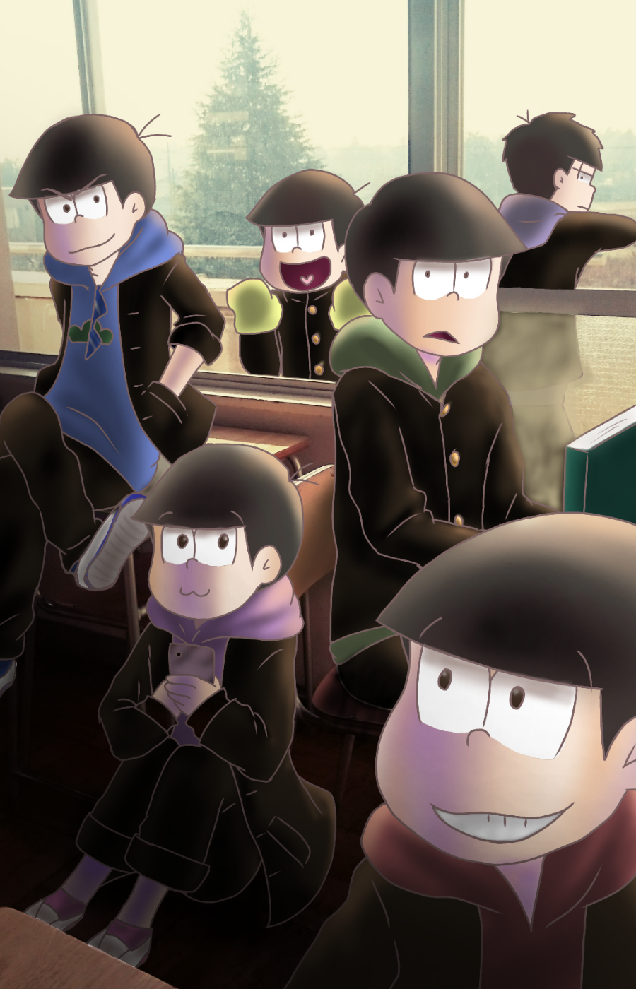 学生松 アットホーム イラスト Art Street アートストリート