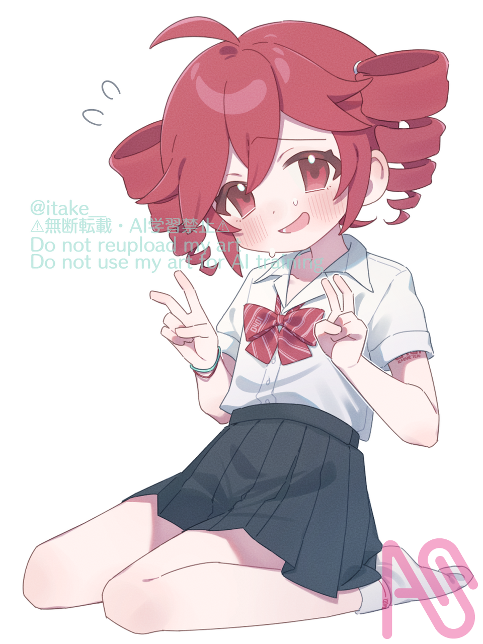 制服テトさん Illust of いたけ fanfic 版権 illustration 重音テト