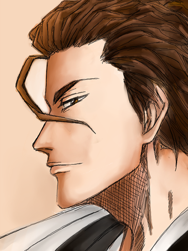 aizen from Bleach Watami Illustrations ART street