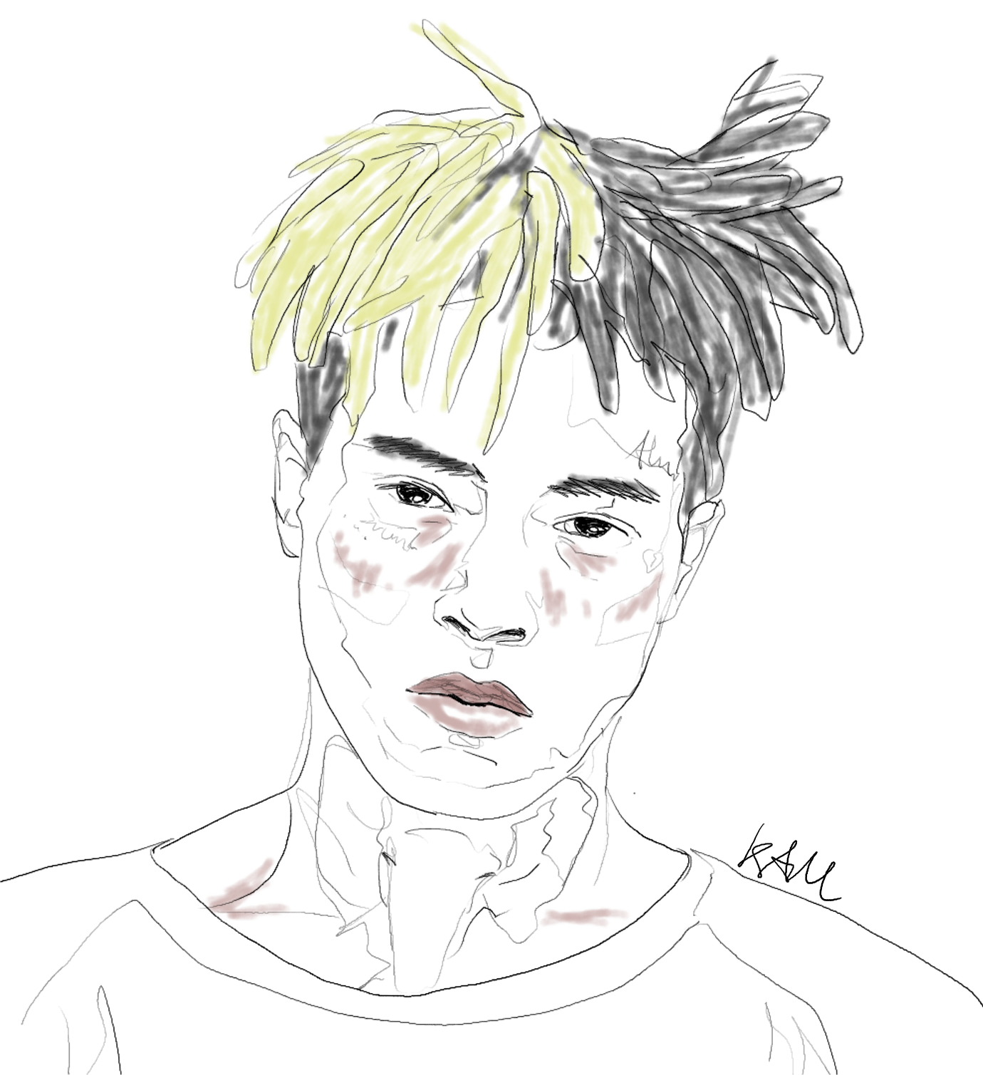 XXXTENTACION FiRiUS - イラスト ART street (アートストリート)