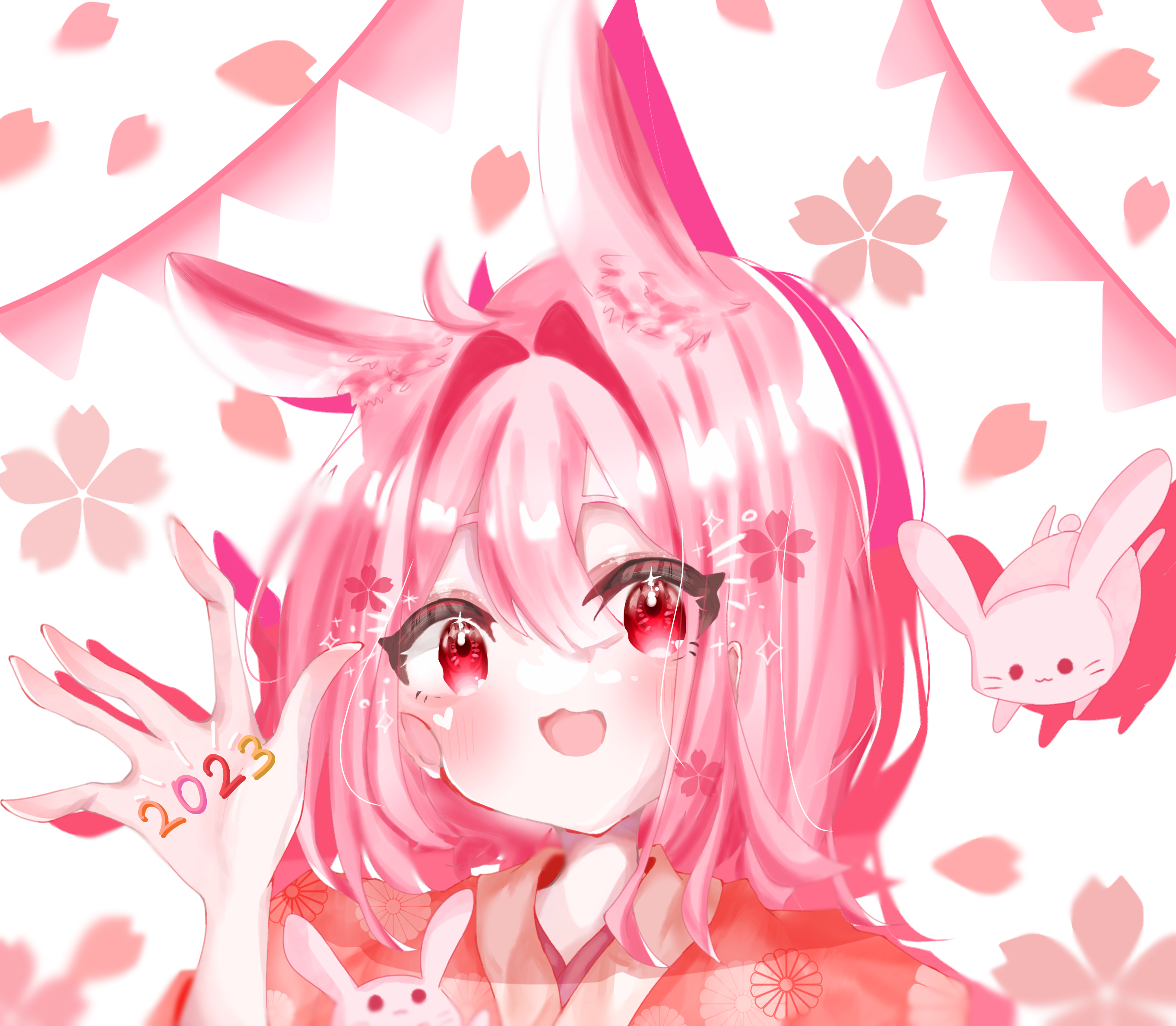 うさぎどし！🐰(二枚ありますタップ推奨) れいん☔︎ 🛼 🧊 - 插图 ART street