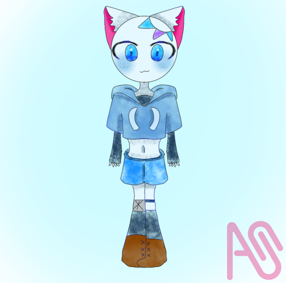 天青ネコp　立ち絵 Illust of 天青ネコpﾀﾞﾖ cat oc