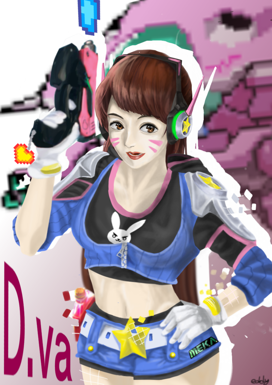 아케이드 D Va 양에디 イラスト Art Street アートストリート