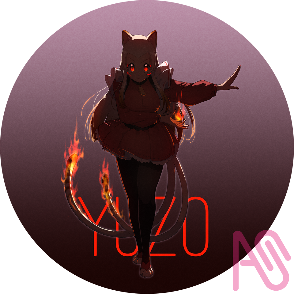 Yuzo Illust of INAAIS original oc furry kemonomimi nekomata ghostrevolution