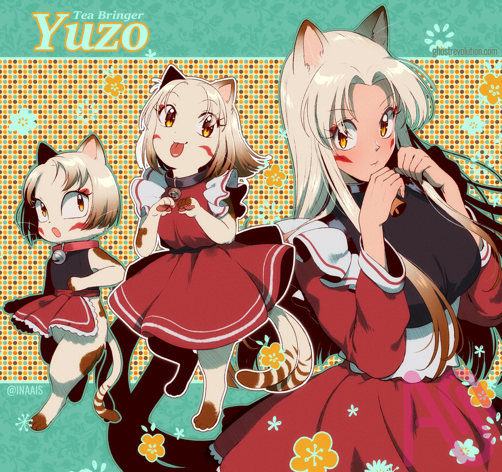 Yuzo Illust of INAAIS original oc furry kemonomimi nekomata ghostrevolution