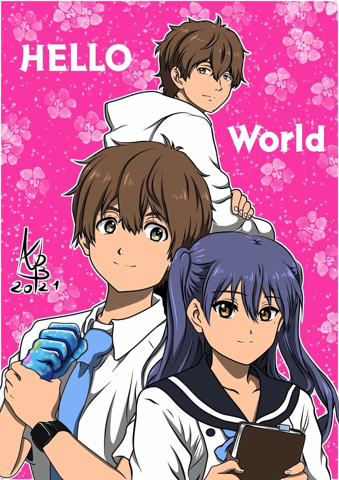 Hello world movie anime andreadesign47 Illustrations ART street