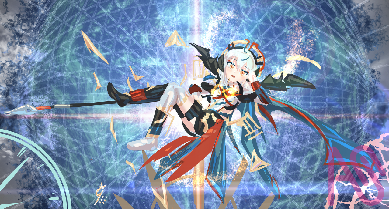 運命は美しいものになりそうだ。 Illust of One Million Comics fantasy sci-fi girl うちの子 illustration art original worldbuilding 夢路_菖 Ayame_Yumeji