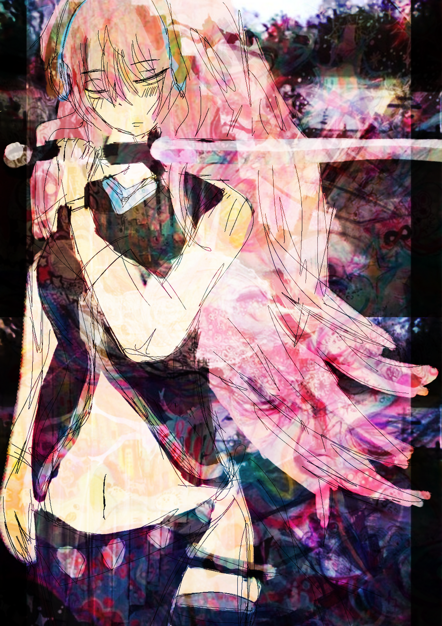 Luka ~•|JustK0R1|•~의 일러스트 팬아트 보컬로이드 medibangpaint vocaloidfanart Kori Lukavocaloid
