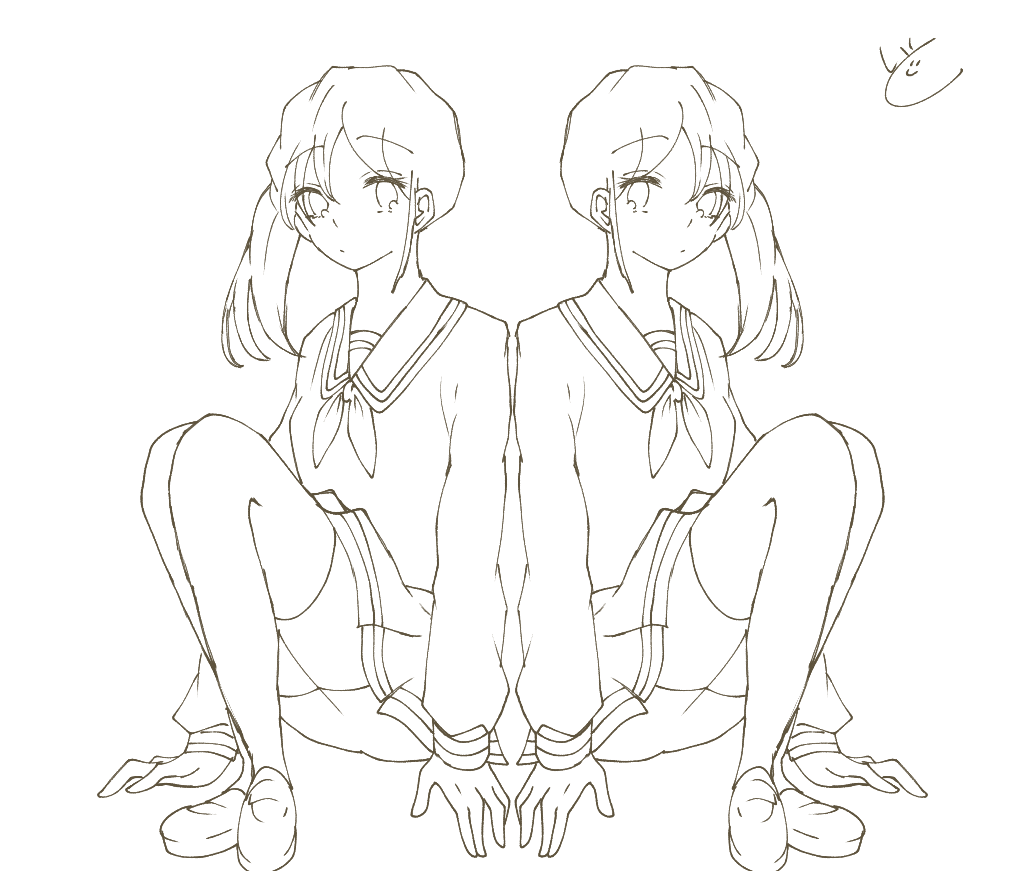線画配布ぅ 糸織いと Illustrations Art Street 線画配布ぅ 糸織いと Illustrations Art Street