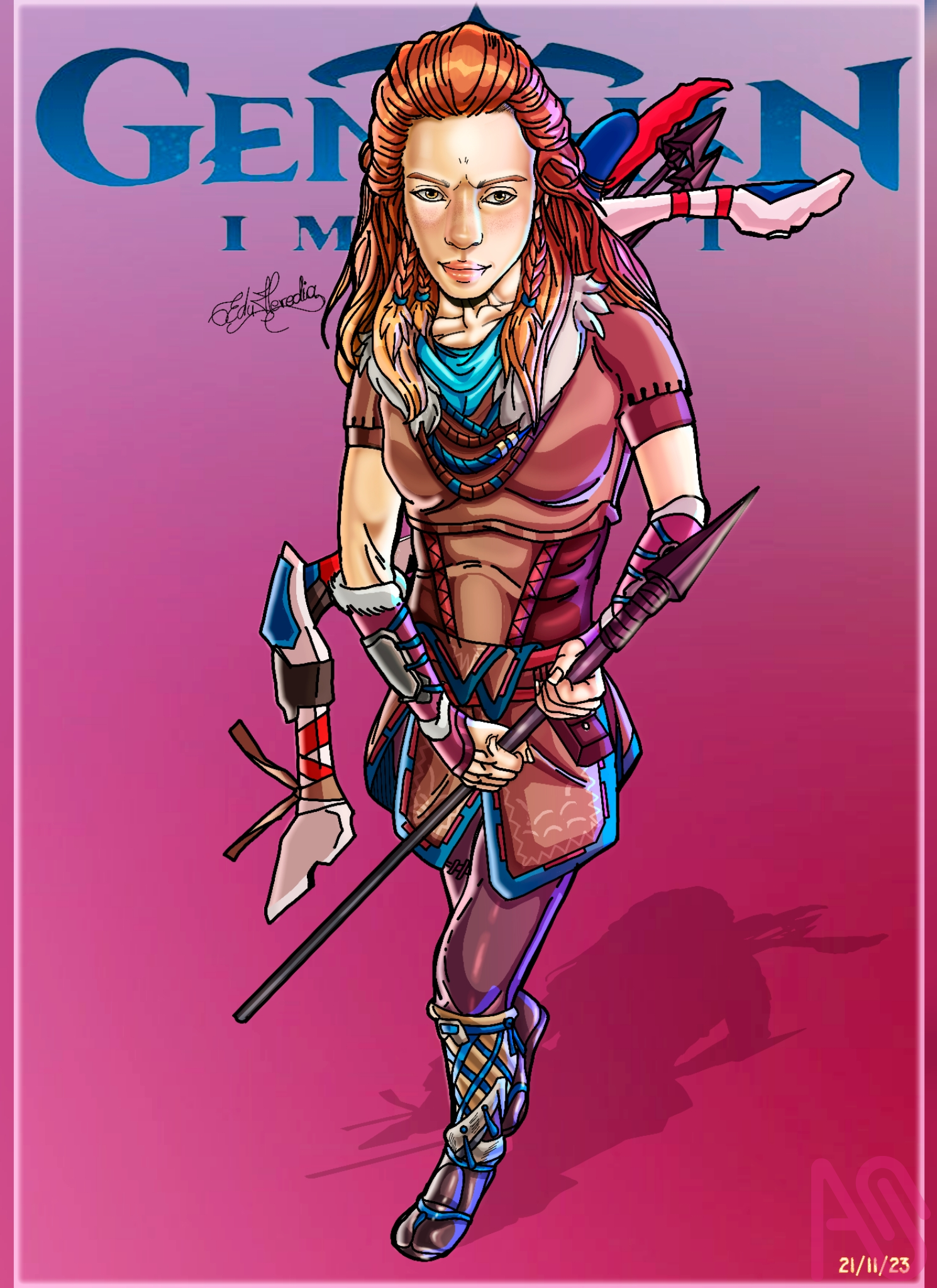 Aloy(Genshin Impact) oeduardi - 插畫 ART street