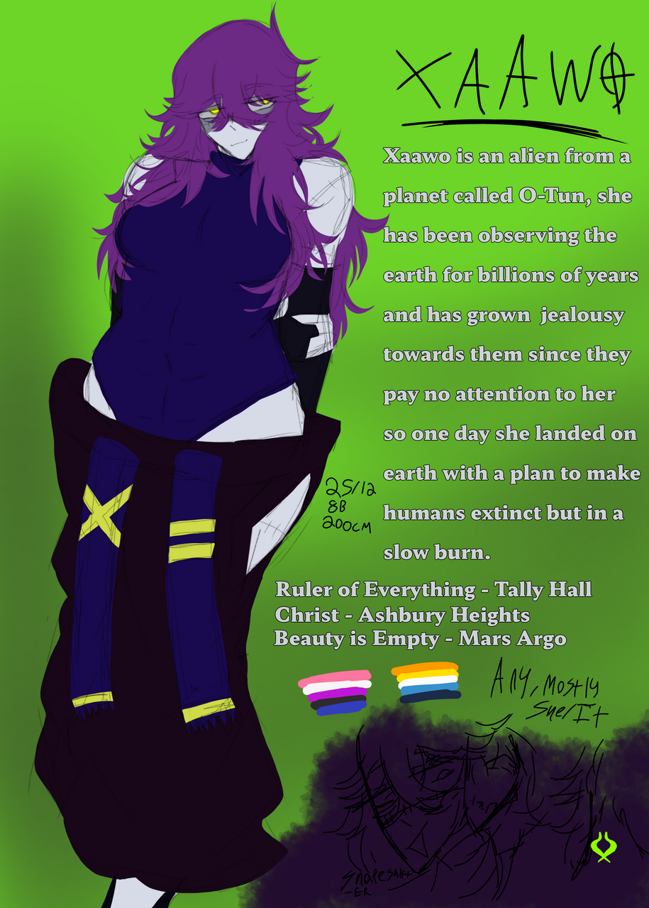 ARTSTREET CHARACTER SHEETS Illust of WHORROR (Hole Version) anime medibangpaint digital oc animegirl Gay animestyle ibispaint artfight OCTORIVE