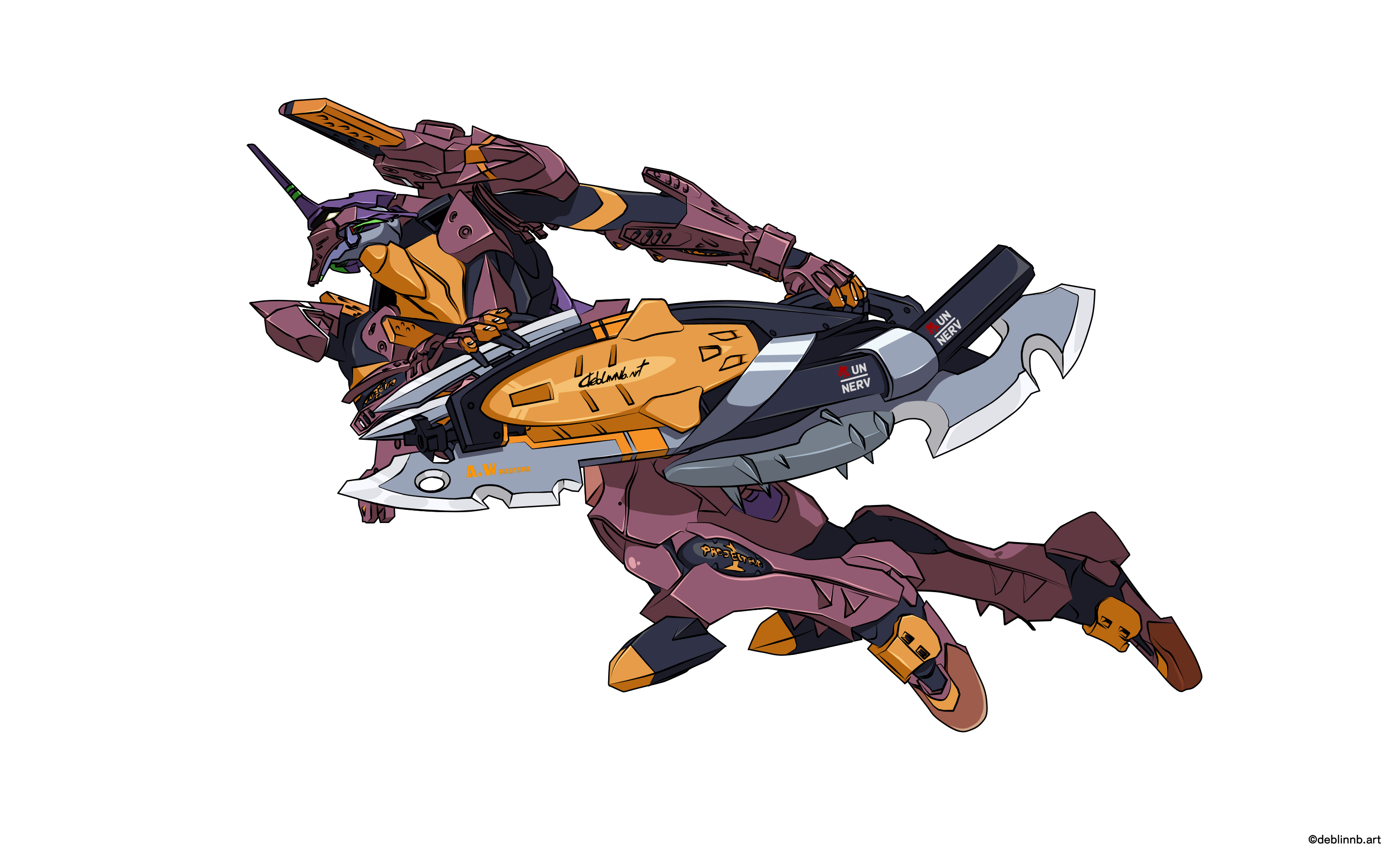 Eva 01 Type F V 2 Deblinnb Art イラスト Art Street アートストリート