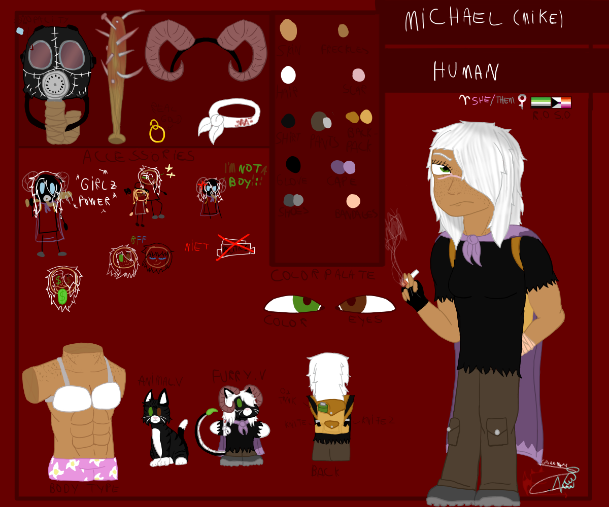 Mike Ref Sheet GrizzMare ART Street