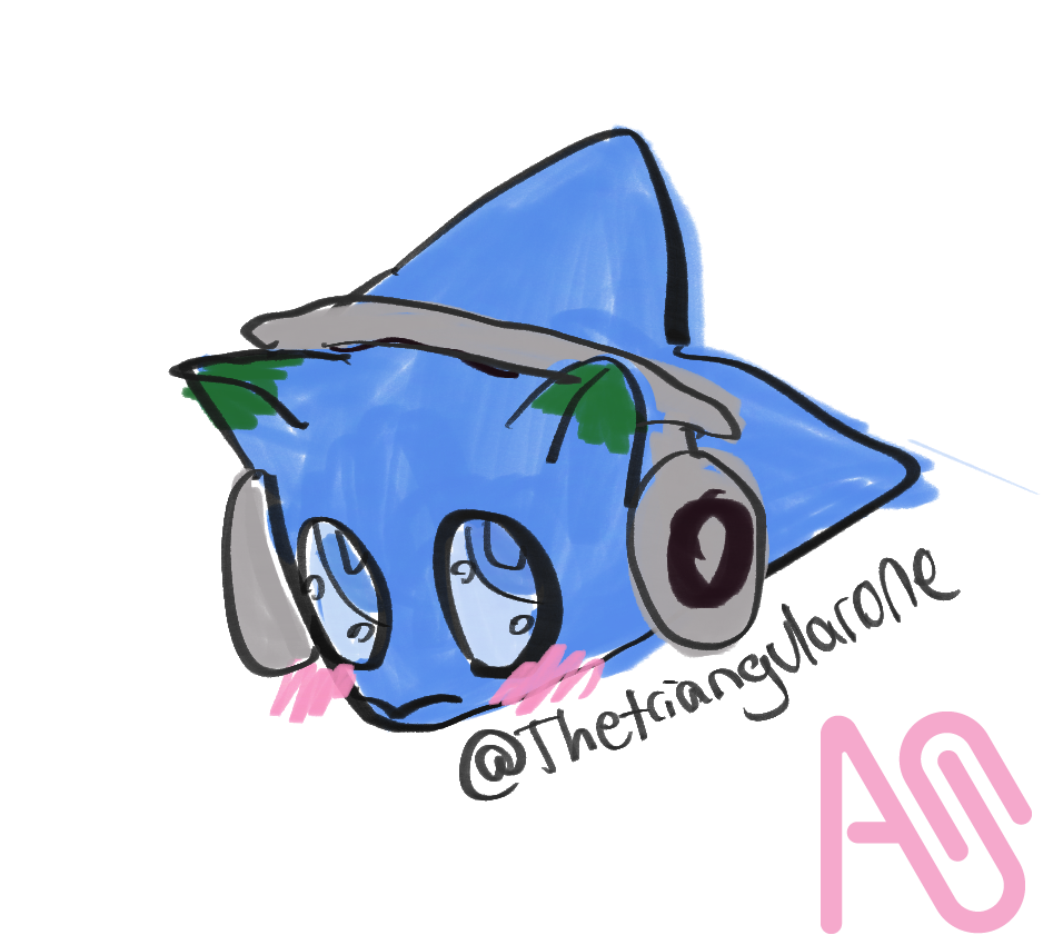 My friends fursona TheTriangularOne의 일러스트 digital fursona