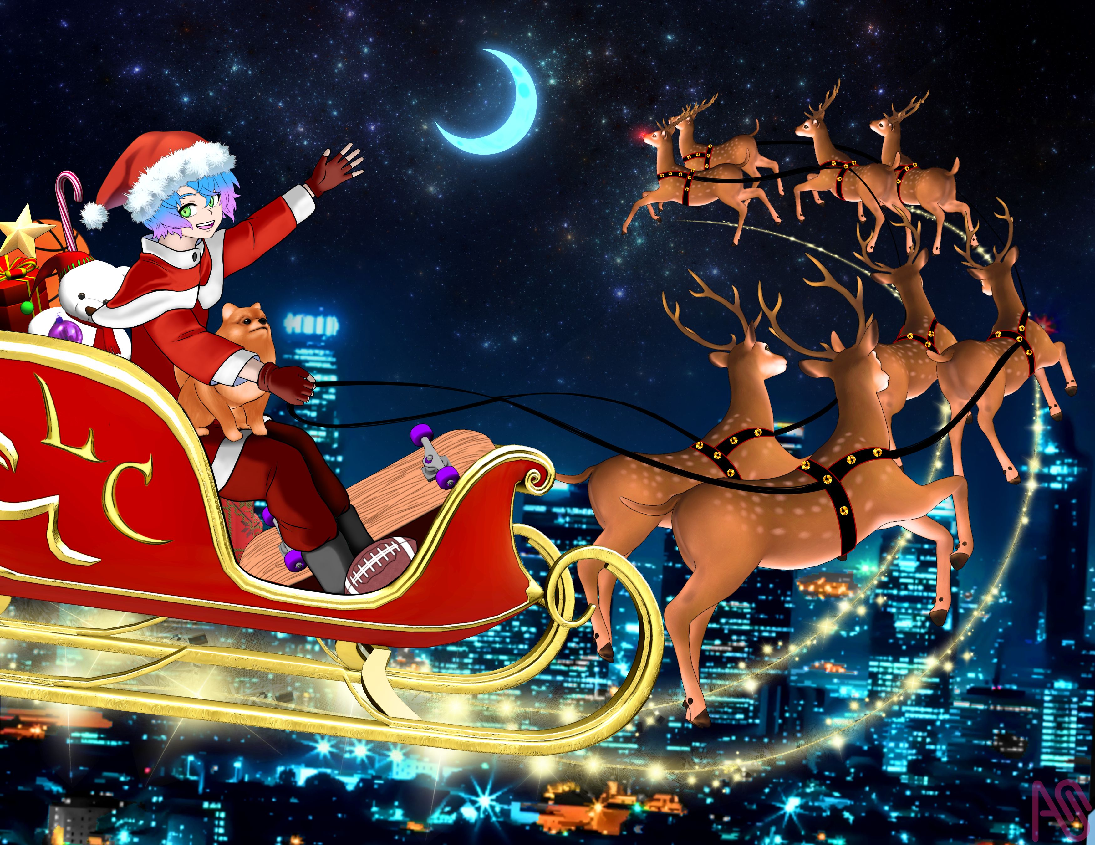 Chris Kringle 229 Christmas Inc. evan1989 Illustrations ART street