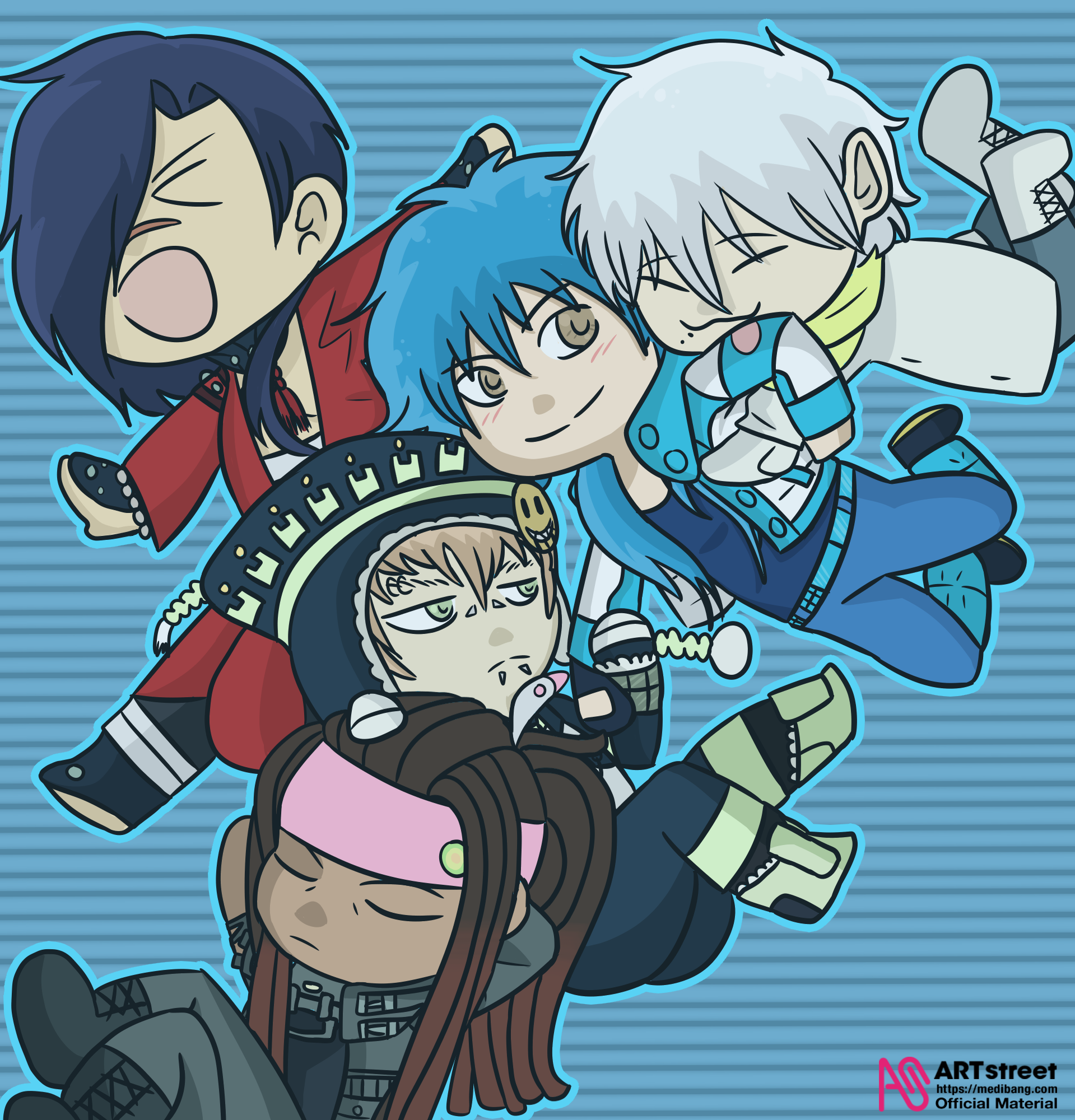 DRAMAtical Friends Stupid-Idiot-Clown - 插畫 ART street