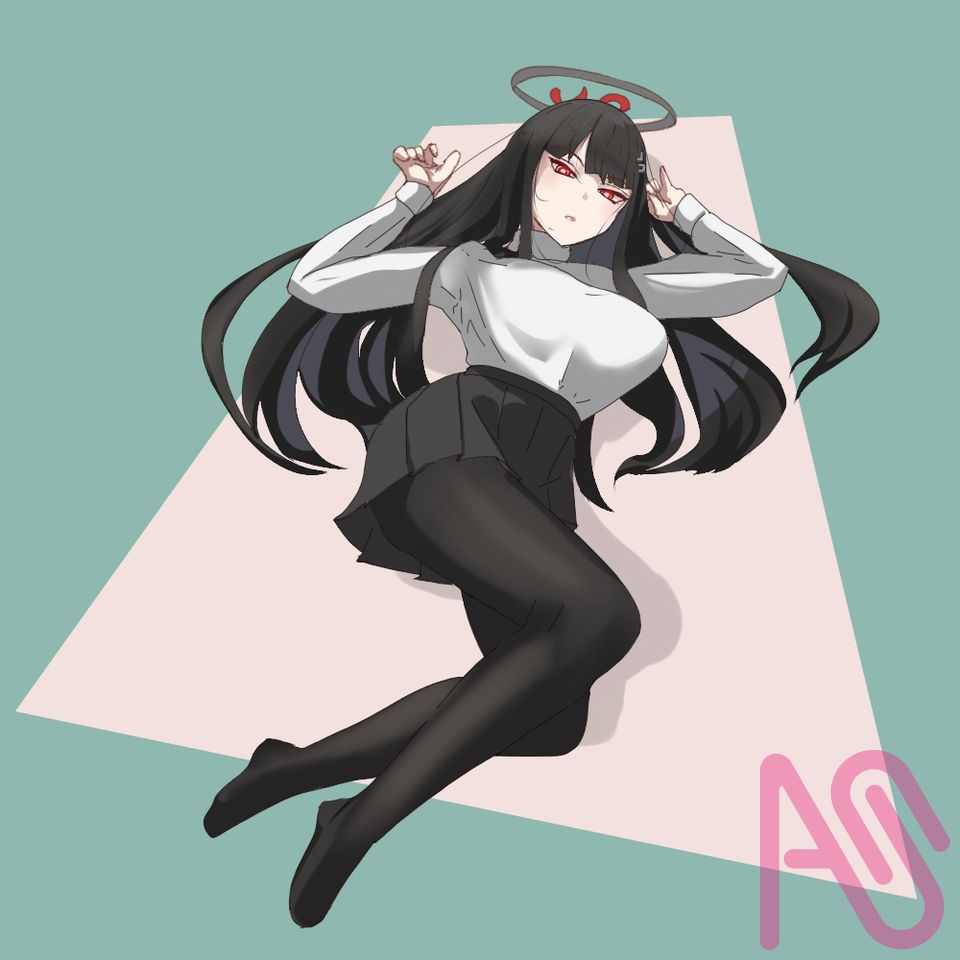 リオ会長のだらしない貴重なシーン Illust of だぶまん girl BlueArchive 調月リオ