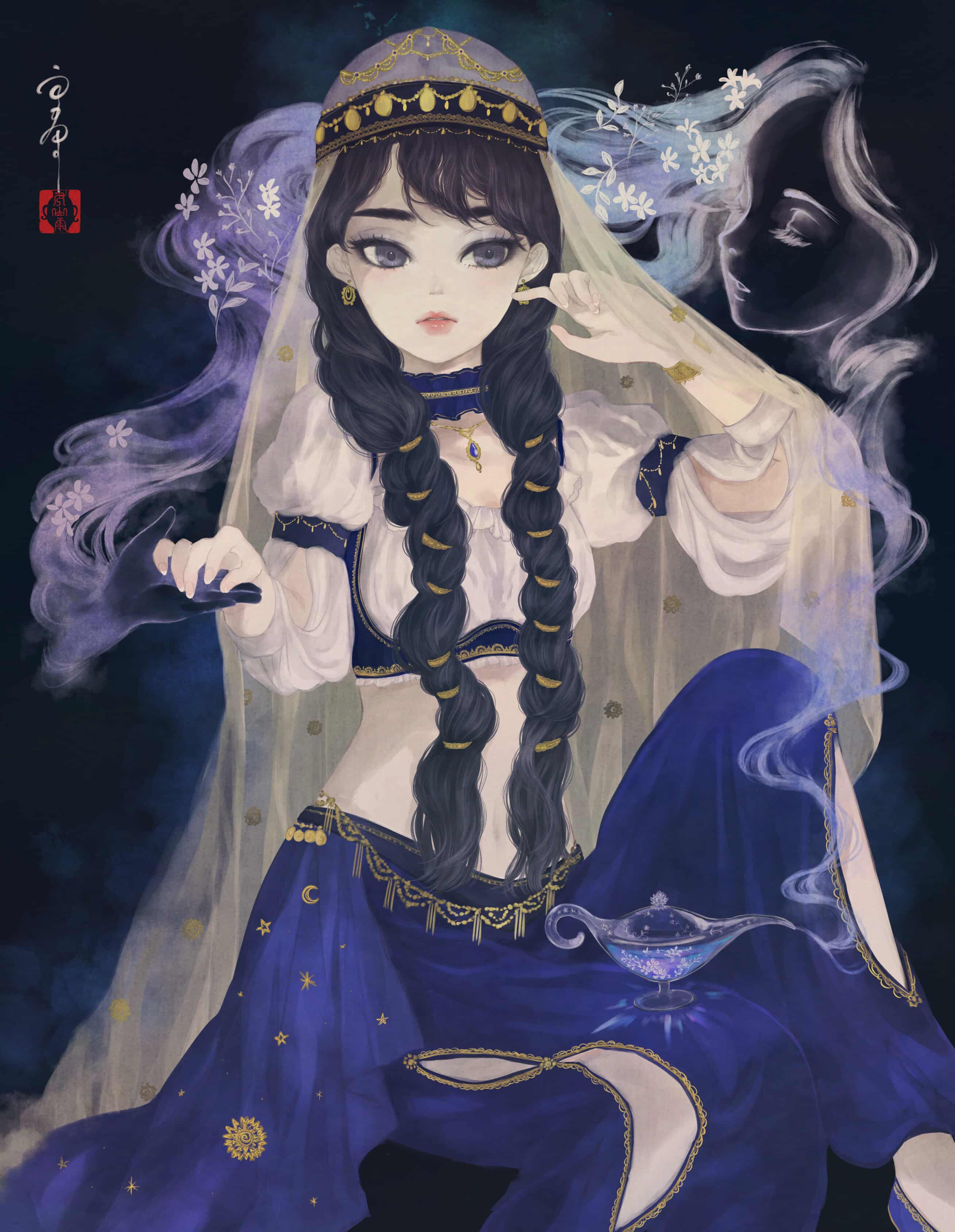 魔女のランプ 丑山雨 イラスト Art Street アートストリート