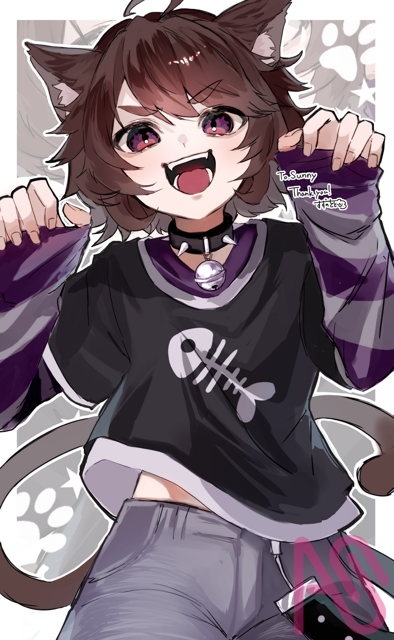 0814 Illust of すずのをと impasto illustration commission Skeb